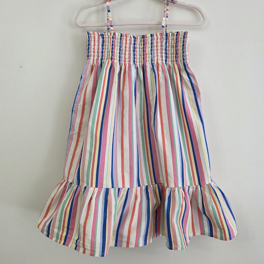 H&M Multicolor Striped Sundress - Pink, Blue, Green, Yellow, Red